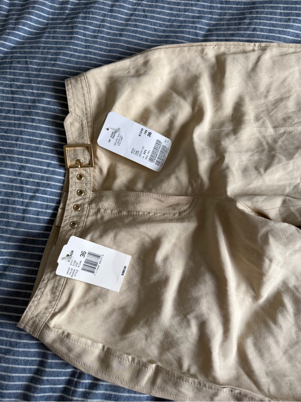 Silk + Linen Blend pants. - Picture 3 of 4